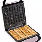 Bestron Waffeleisen für Waffelsticks, Waffelautomat im Retro Design