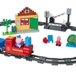 BIG-Bloxx Peppa Pig - Train Fun - Construction Set, BIG-Bloxx Set inklusive Peppa und Opa Wutz