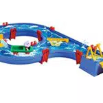 BIG Spielwarenfabrik AquaPlay - AmphieSet - 88x50x13 cm große Wasserbahn