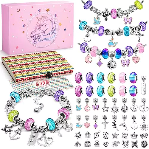 BIIB Geschenke für Mädchen, Schmuck Basteln Mädchen Geschenke 5-12 Jahre