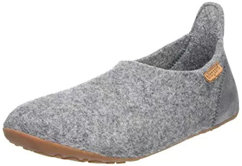 Bisgaard Unisex Kinder Wool Basic Slipper, Grau