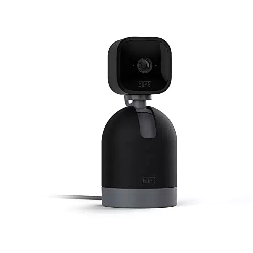 Blink Mini Pan-Tilt Camera, Bewegliche Plug-in-Überwachungskamera für den Innenbereich