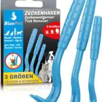 BluePet 3 Größen Set Zeckenhebel - Zuverlässiger Zeckenentferner Für Hunde