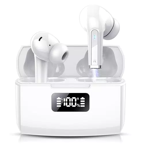 Bluetooth Kopfhörer, 2023 Neue In Ear Kopfhörer Kabellos Bluetooth 5.3 Kopfhörer mit 13mm Treiber