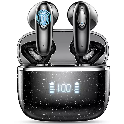 Bluetooth Kopfhörer In Ear Kopfhörer Kabellos Bluetooth 5.3 mit 14.2 mm Treiber Stereo