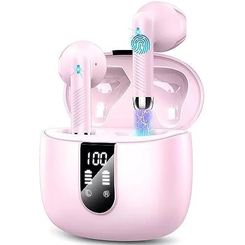 Bluetooth Kopfhörer, Kopfhörer Kabellos Bluetooth 5.3 In Ear mit CVC8.0 Mikrofon