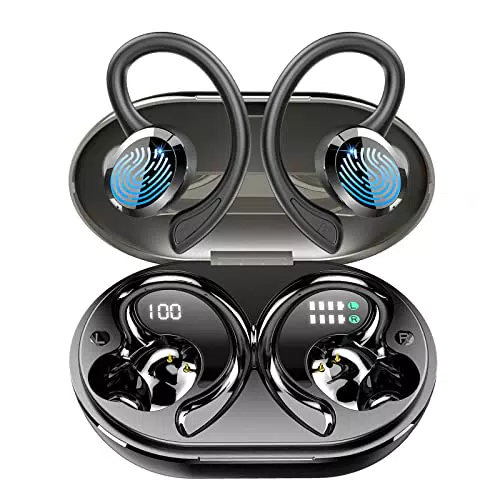 Bluetooth Kopfhörer Sport, In Ear Kopfhörer Kabellos Bluetooth 5.3 HiFi Stereo