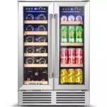 BODEGA Weinkühlschrank und Kühlschrank mit Glastür 115L
