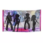Boland 00738 - Fahne Disco Fever, Größe 150 x 90 cm