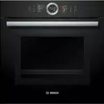 Bosch Hausgeräte HNG6764B6 Serie 8 Smarter Einbau-Backofen mit Mikrowellenfunktion