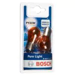 Bosch PY21W Pure Light Fahrzeuglampen - 12 V 21 W BAU15s - 2 Stücke