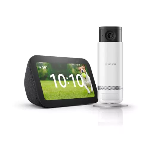 Bosch Smart Home Eyes Innenkamera II + Echo Show 5, Anthrazit