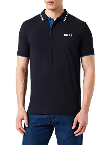 BOSS Green Herren Poloshirt Paddy Pro Blau X-Large