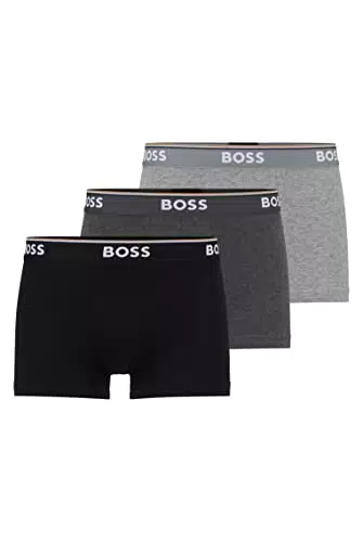 BOSS Herren Trunk, 3er Pack Power, Open Grey 061, XL