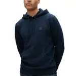 BOSS Herren Wetalk Hoodie aus Baumwoll-Terry mit Logo-Aufnäher Dunkelblau M