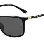 BOSS Hugo Unisex 0665/s/it Sunglasses, 2M2/IR Black Gold