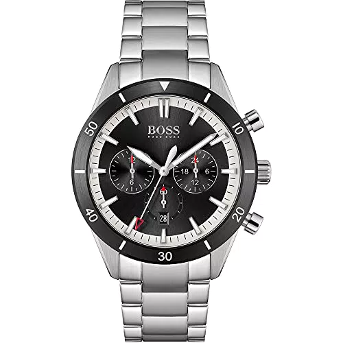 BOSS Multi Zifferblatt Quarz Uhr für Herren mit Silbernes Edelstahlarmband - 1513862