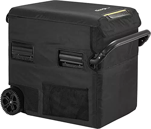 BougeRV 55L 600D isolierte Schutzhülle, tragbare Schutzhülle für CR55 12V Kompressor-Kühlbox