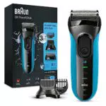 Braun Series 3 Rasierer Herren, 3-in-1-Elektrorasierer