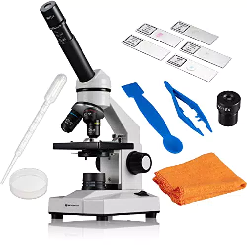Bresser Mikroskop Biolux DLX 20x-1280x mit Einstellbarer LED-Beleuchtung