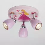 BRILLIANT Lampe Princess LED Spotrondell 3flg ros3x LED-PAR51
