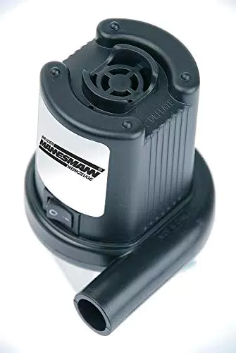 Brüder Mannesmann Elektro-Luftpumpe, M01730, Schwarz