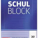 Brunnen Schulblock A4 Lin27 50Bl