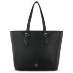 bugatti Passione Shopper Handtasche Damen, Damenhandtasche Schultertasche Schwarz
