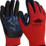 BullWork Original PowerGrip Arbeitshandschuhe Gr.8 Latexbeschichtung EN388:4131 5er Set