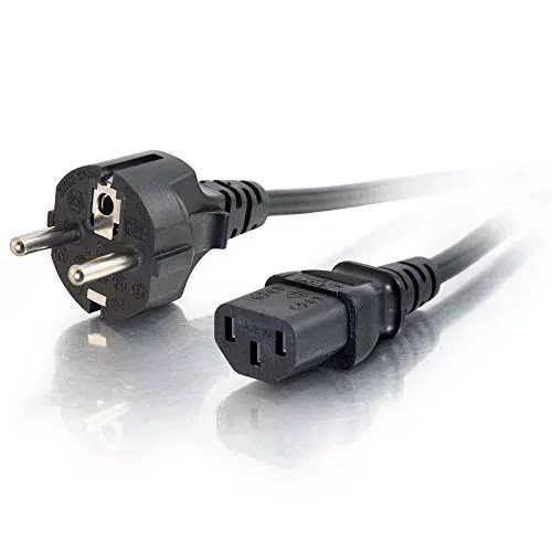 C2G 2M Stromkabel 6 Foot Netzkabel für Computer und Monitor