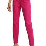 C&A Damen 5-Pocket Hosen Casual Skinny High Rise/High Waist Stretch|Baumwolle pink 44 S-L-R