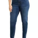C&A Damen 5-Pocket Hosen Große Größen Skinny Mid Rise/Mid Waist Stretch|Baumwolle|Denim Jeans-blau 48 S-L-R