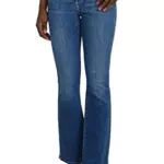 C&A Damen 5-Pocket Jeans Casual Bootcut High Rise/High Waist Stretch|Baumwolle|Denim Jeans-blau 38 Lang S-L-R