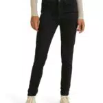 C&A Damen 5-Pocket Shapewear Jeans Casual Skinny Mid Rise/Mid Waist Stretch|Baumwolle|Denim|Lycra schwarz 36 S-L-R