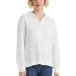 C&A Damen Bluse Unifarben weiß 48