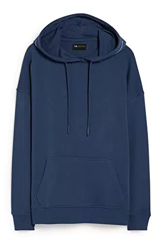 C&A Damen Hoody Unifarben dunkelblau XL