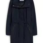 C&A Damen Mantel Große Größen Nylon Coat Regular Fit dunkelblau 54