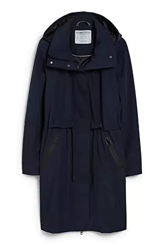 C&A Damen Mantel Große Größen Nylon Coat Regular Fit dunkelblau 54