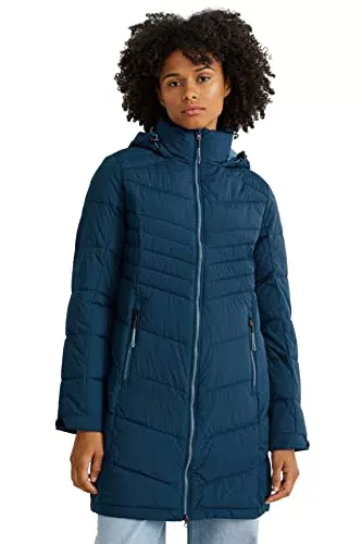 C&A Damen Steppmantel Polyester Puffer coat dunkeltürkis 46