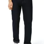 C&A Herren 5-Pocket Jeans Casual Straight Baumwolle|Denim Jeans-dunkelblau W32 L30