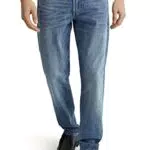 C&A Herren 5-Pocket Jeans Casual Straight Stretch|Baumwolle|Denim Jeans-blau W30 L32