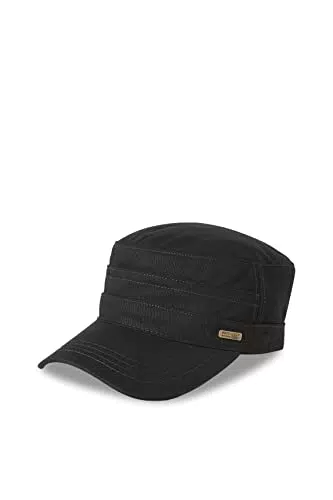 C&A Herren Armycap Mütze Unifarben Baumwolle schwarz 1 Size