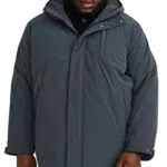 C&A Herren Parka Polyester|Stretch dunkelgrau 4XL