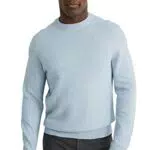 C&A Herren Pullover Rundhalsausschnitt Unifarben hellblau M