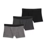 C&A Herren Trunk Unterwäsche 3er Pack|Multipack Baumwolle|Stretch Unifarben schwarz 2XL