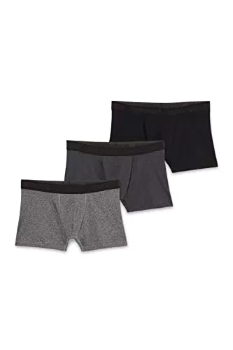 C&A Herren Trunk Unterwäsche 3er Pack|Multipack Baumwolle|Stretch Unifarben schwarz 2XL