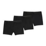 C&A Herren Trunk Unterwäsche 3er Pack|Multipack Stretch|Baumwolle Unifarben schwarz S