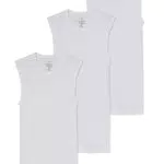 C&A Herren Unterziehshirt Unterwäsche 3er Pack|Multipack Baumwolle Unifarben weiß S