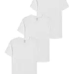 C&A Herren Unterziehshirt Unterwäsche 3er Pack|Multipack Baumwolle Unifarben weiß S