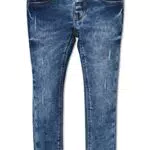 C&A Kinder Jungen 5-Pocket Jeans Super Skinny Stretch|Polyester|Baumwolle|Denim Jeans-blau 104